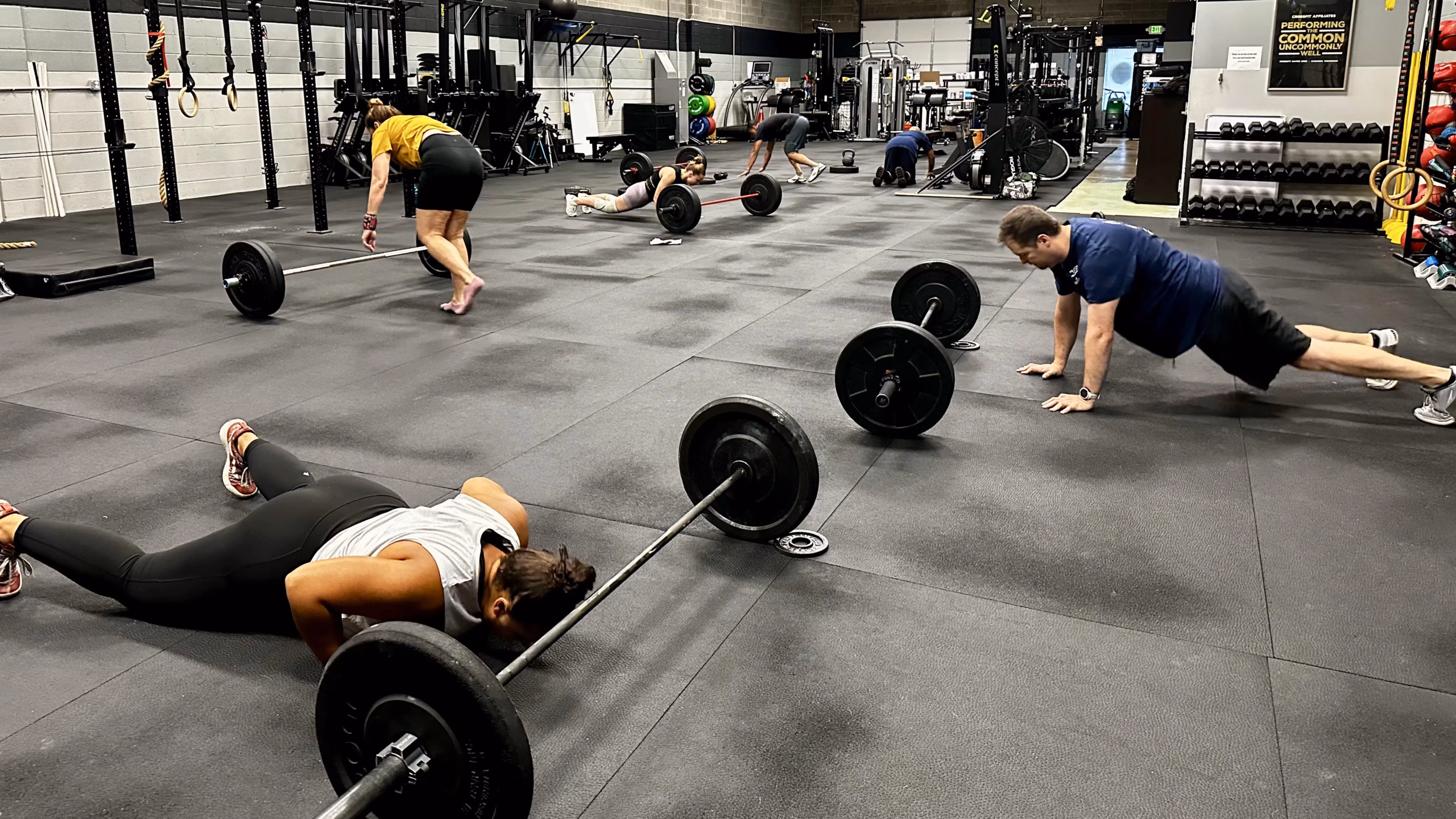 CrossFit Class in Action