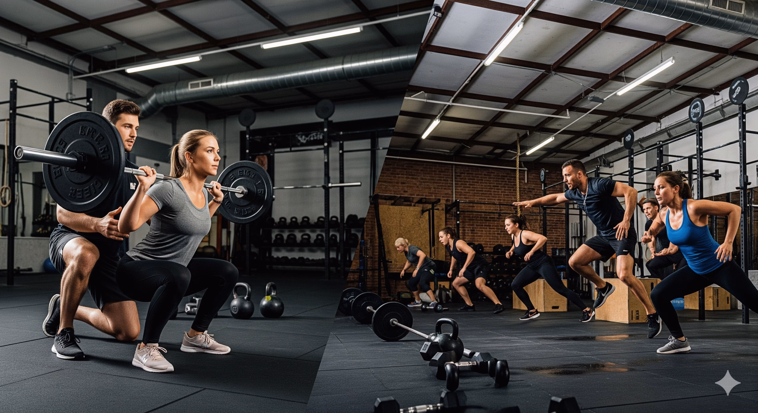 CrossFit Class in Action