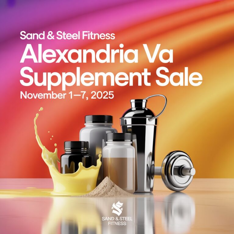 Alexandria VA Supplement Sale for Personal Training and CrossFit Athletes