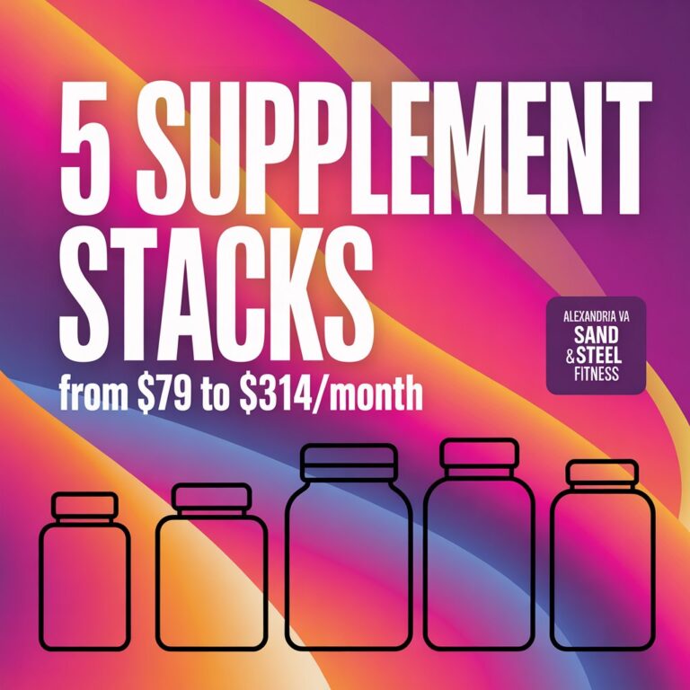 supplement stacks personal training crossfit arlington va