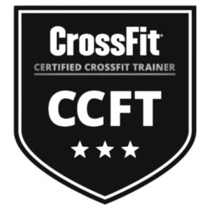 CrossFit Level 3 Certified Trainer badge — Dawn Anderson