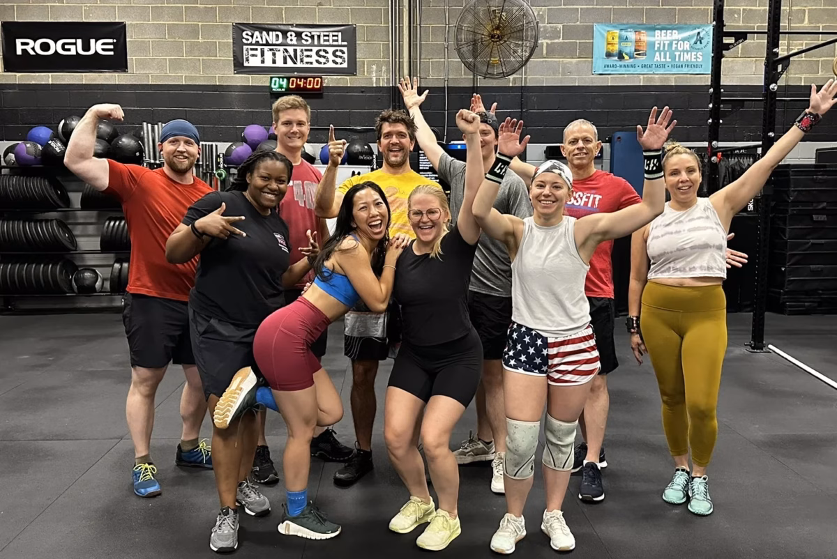 Sand & Steel Fitness members and coaches at the Alexandria VA gym